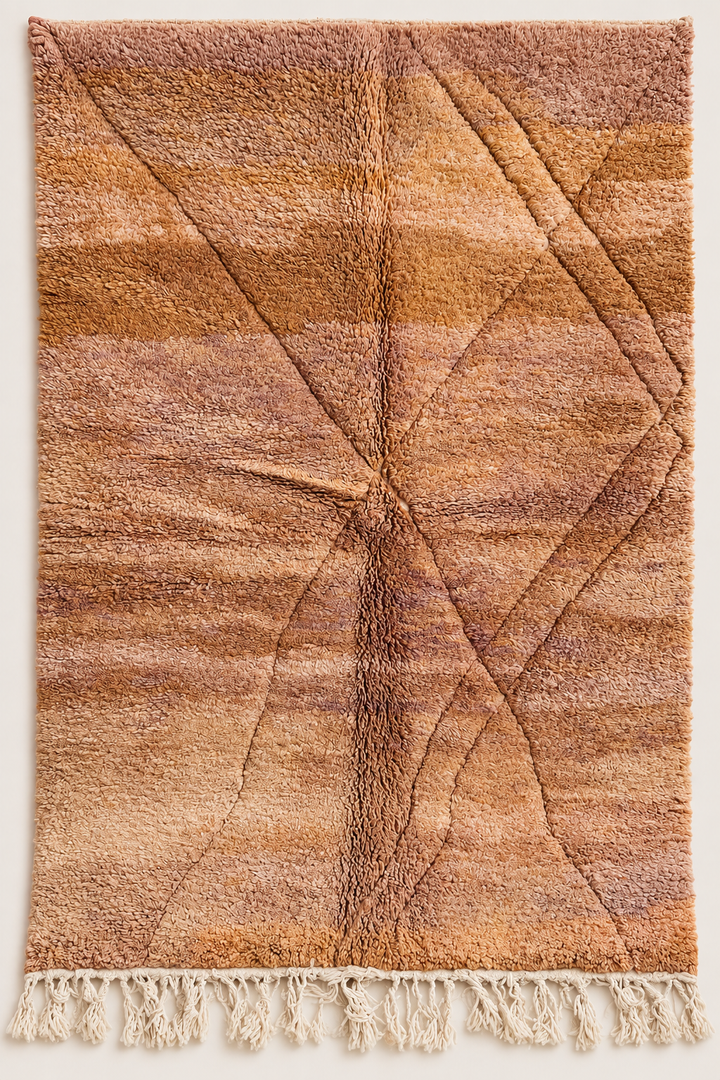 Tapis berbère Beni Ouarain 225 × 150 cm