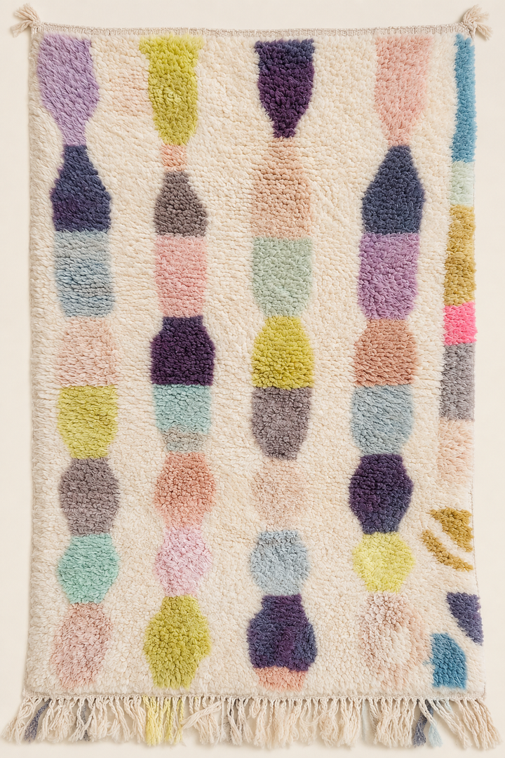Tapis berbère Mrirt d’exception 157 × 104 cm