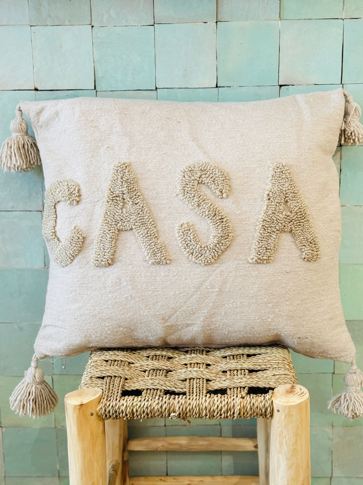 Coussin CASA beige