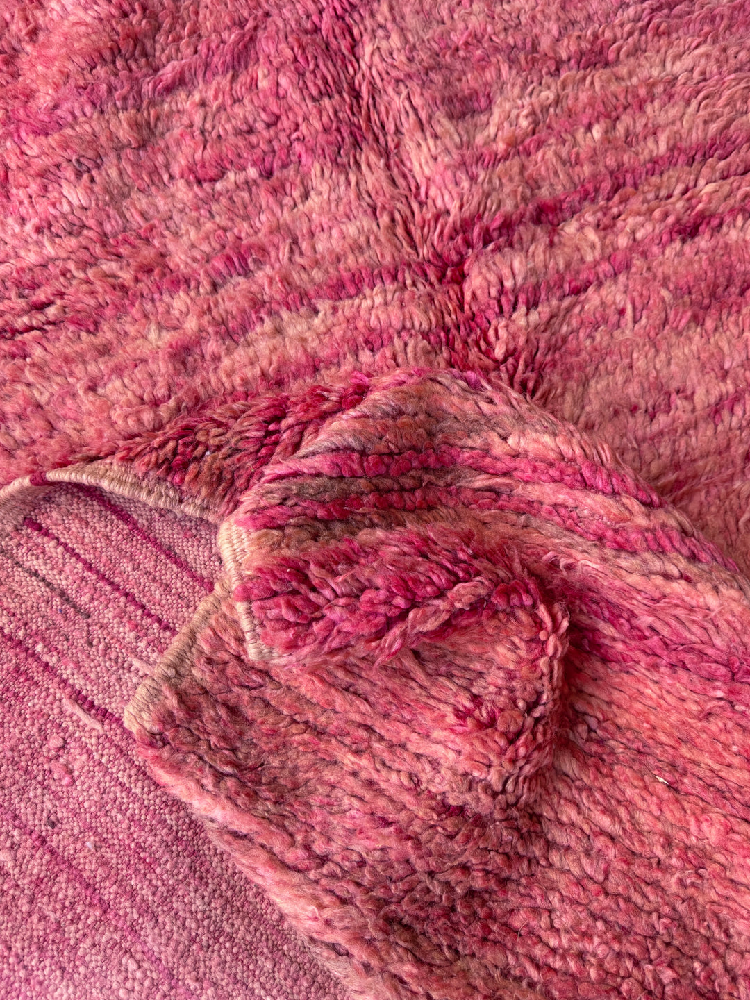 Tapis berbère Boujaad ancien 262× 152 cm