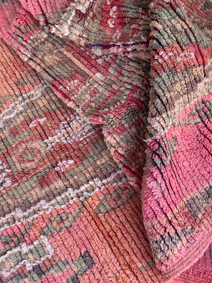 Tapis berbère ancien 320 × 118 cm