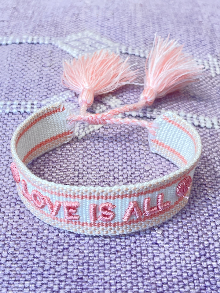 Bracelet tissé Love is All