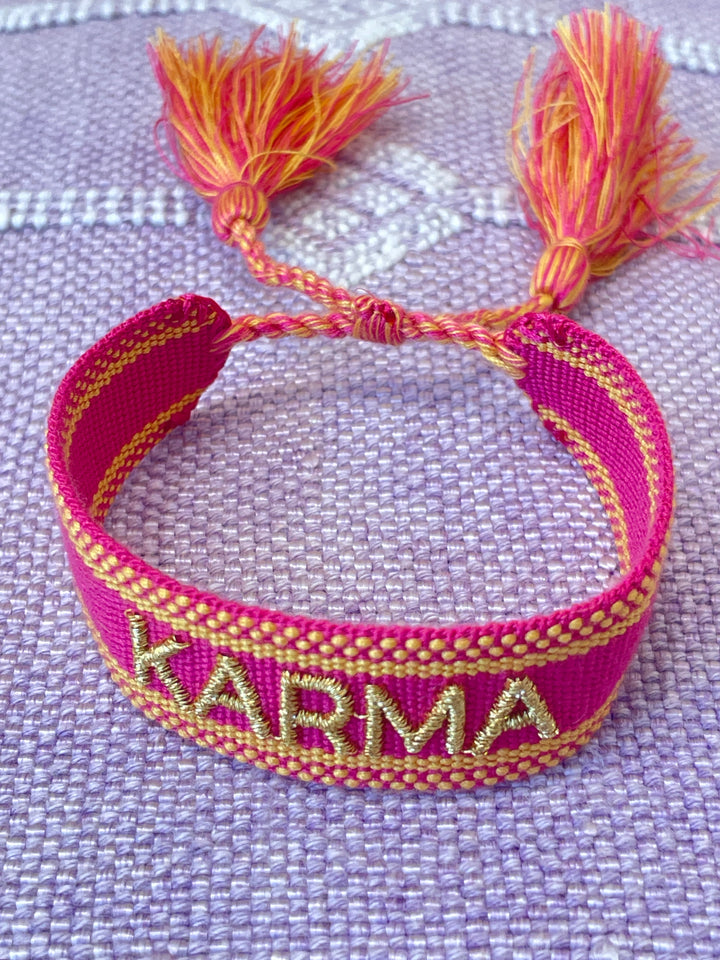 Bracelet tissé Karma