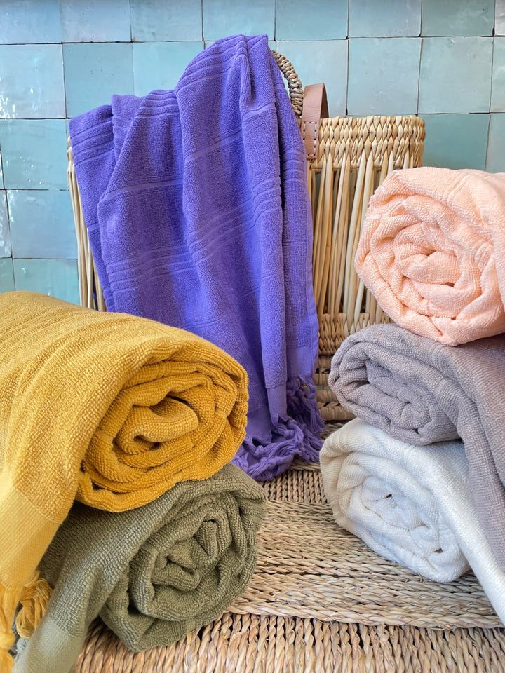 Fouta éponge légère