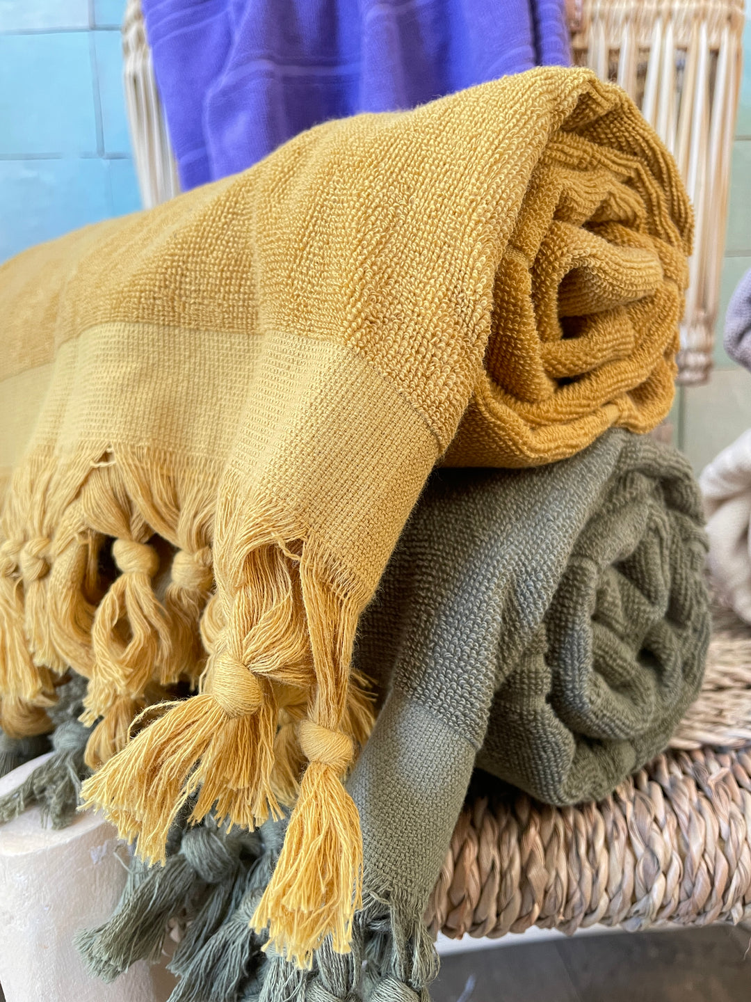 Fouta éponge légère