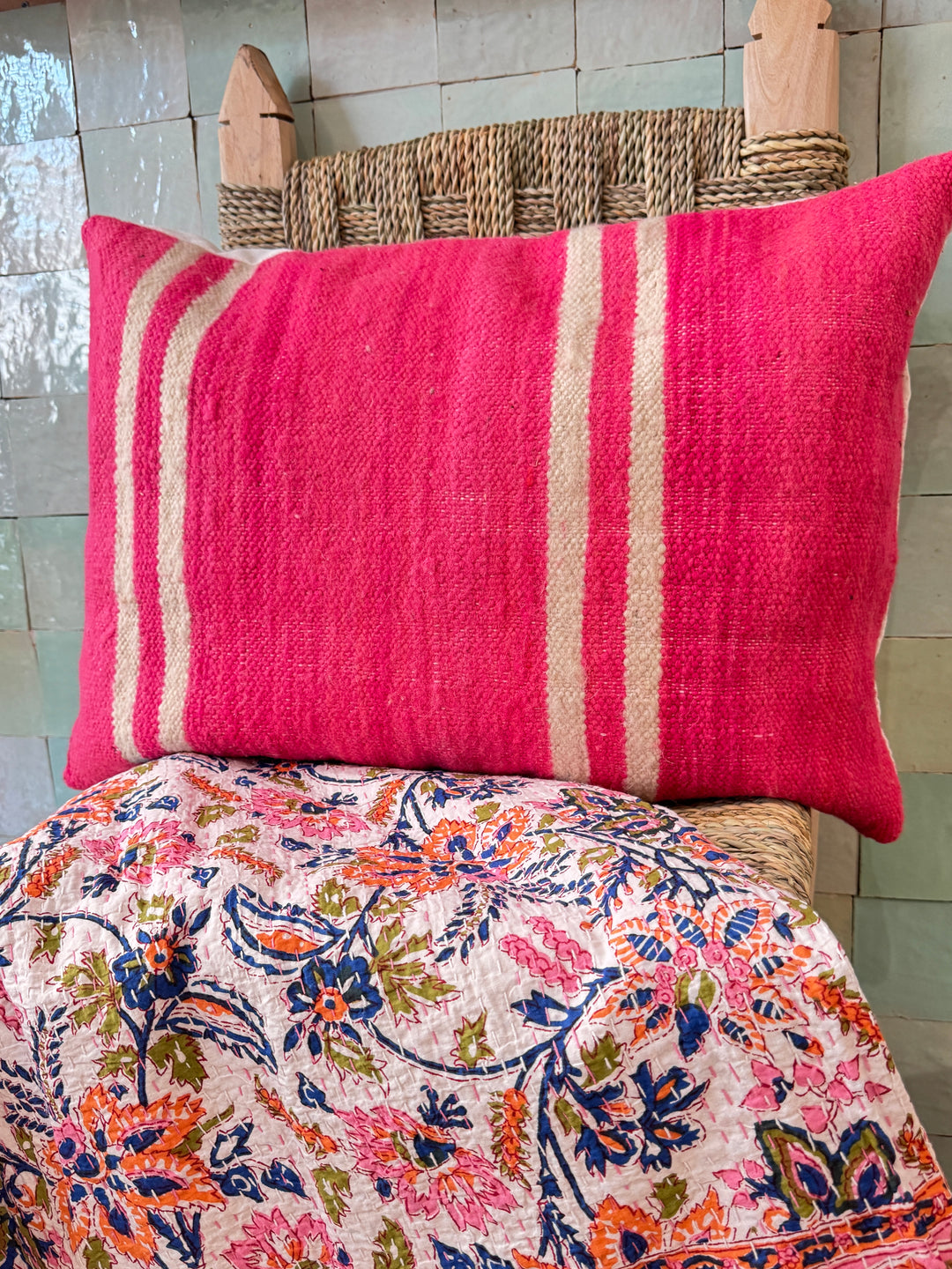 Coussin couvertuve berbère