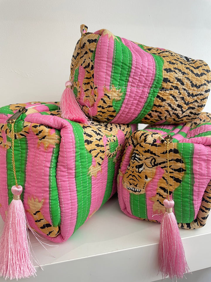 Trousse de toilette - Tigre ROSE