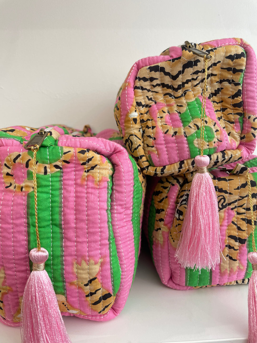 Trousse de toilette - Tigre ROSE