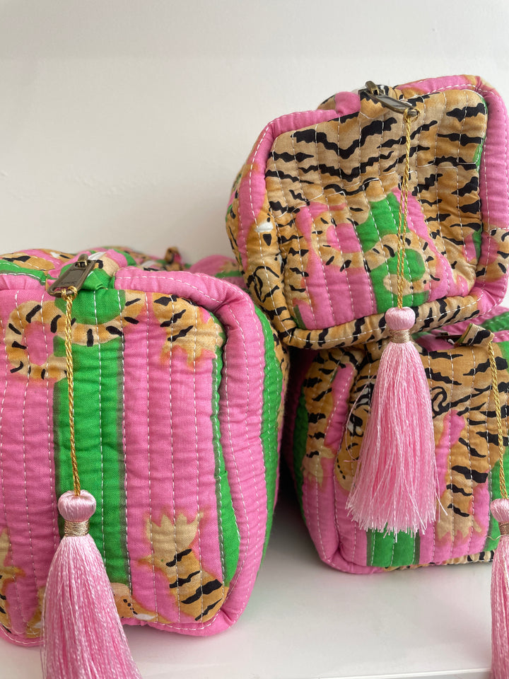 Trousse de toilette - Tigre ROSE