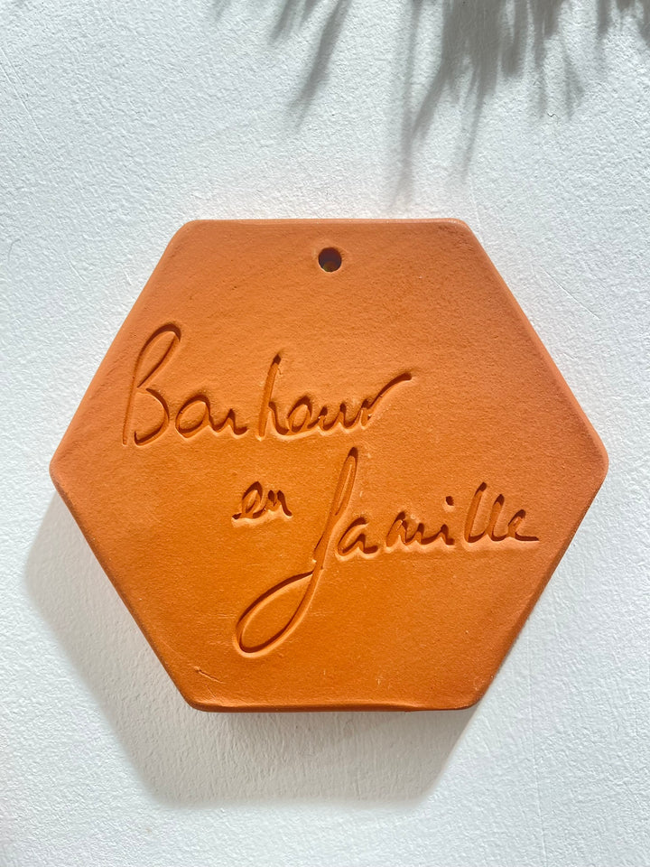 Decorative Tomette “Family Happiness”