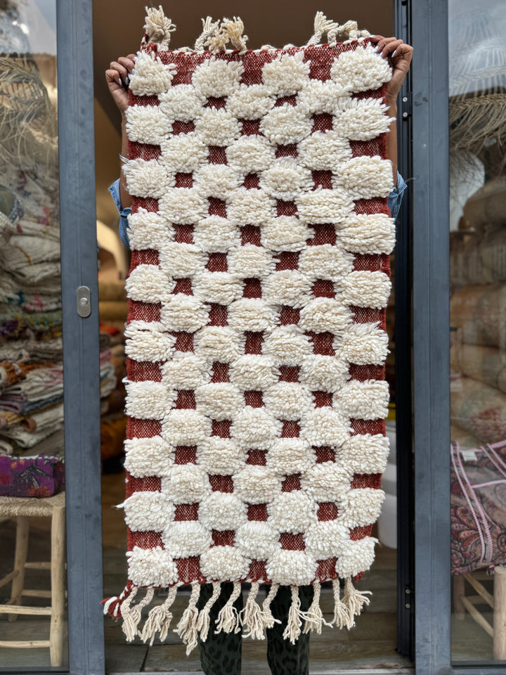 Descente de lit Tapis berbère Beni Ouarain - 108/104cm