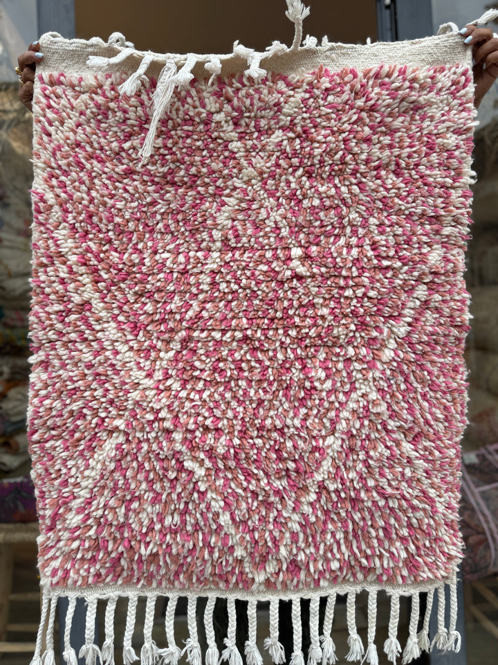 Descente de lit Tapis berbère Beni Ouarain -90/70 cm