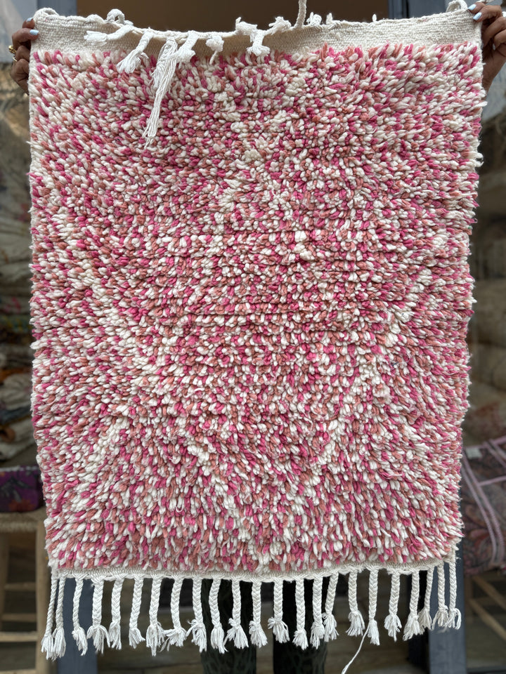 Descente de lit Tapis berbère Beni Ouarain -90/70 cm