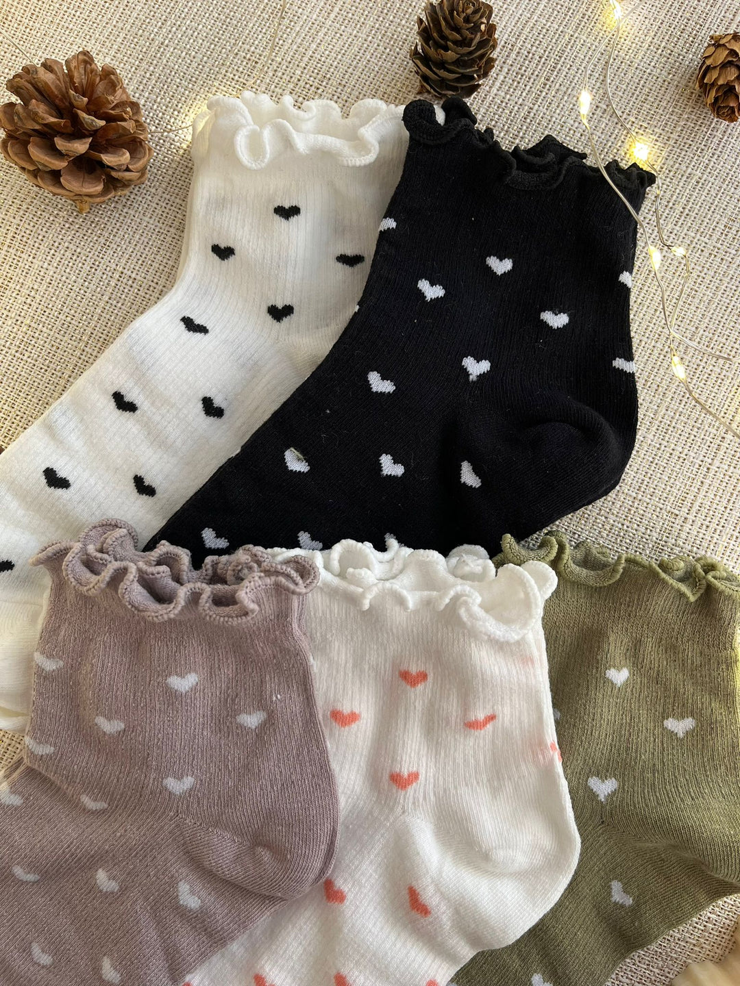 Chaussettes petits ♡ - lot de 5