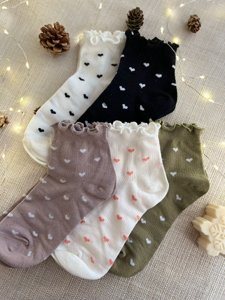 Chaussettes petits ♡ - lot de 5